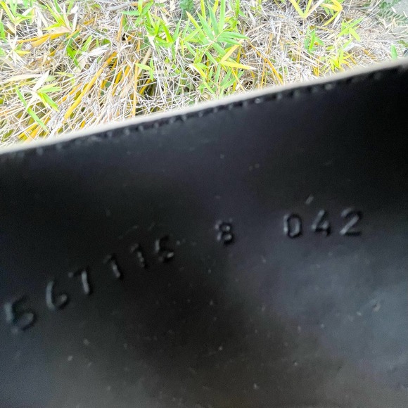 Gucci Leather Rubber Slide Sandal White Micro GG Monogram US Women 10 Men 8.5 - Picture 3 of 16